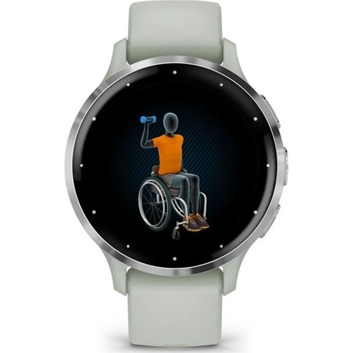 Смарт-часы Garmin Venu 3S, Sage Gray + Passivated, GPS (010-02785-01) изображение 8
