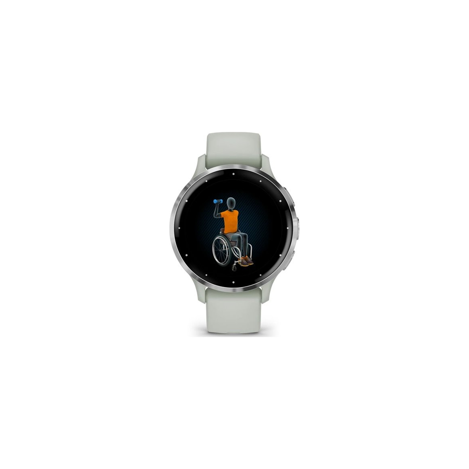 Смарт-годинник Garmin Venu 3S, Sage Gray + Passivated, GPS (010-02785-01) зображення 8