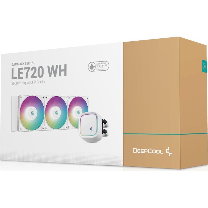 Система рідинного охолодження Deepcool LE720 WH (R-LE720-WHAMMN-G-1) зображення 7