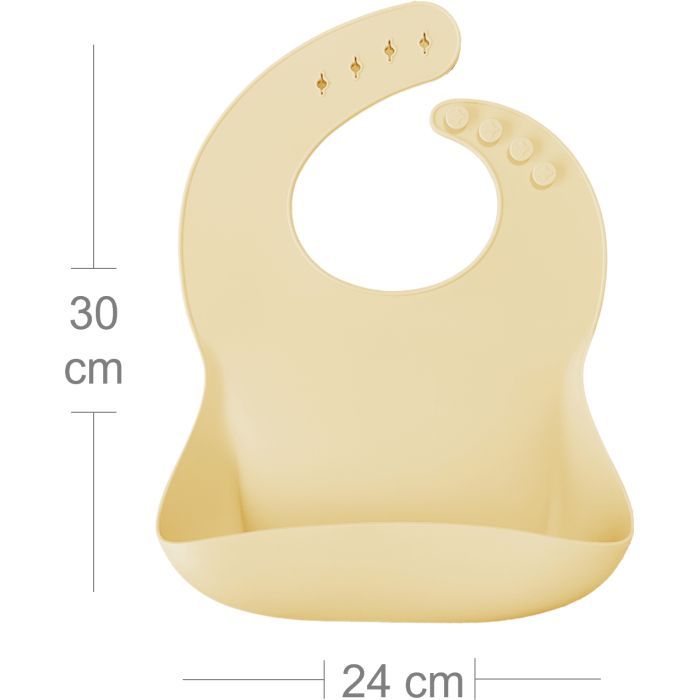 Слинявчик MinikOiOi Basics-Bib силіконовий 100 (Mellow Yellow) (101020056) зображення 6