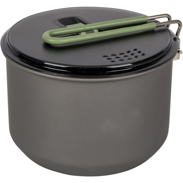 Котел туристичний Bo-Camp Explorer Hard Anodized 1 л Сірий/Зелений (2200236) зображення 2