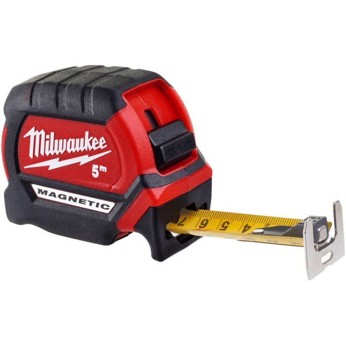 Рулетка Milwaukee магнитная PREMIUM, 10м, 27мм (4932464601)