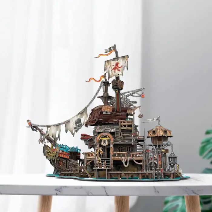 Пазл Cubic Fun 3D Пиратский корабль Тортуга (T4039h) изображение 4