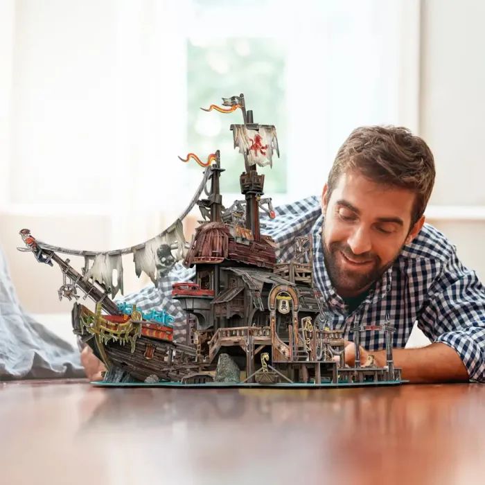 Пазл Cubic Fun 3D Пиратский корабль Тортуга (T4039h) изображение 5