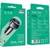 Зарядное устройство BOROFONE BZ14 Max dual port ambient light car charger USB-A Black (BZ14B) изображение 4
