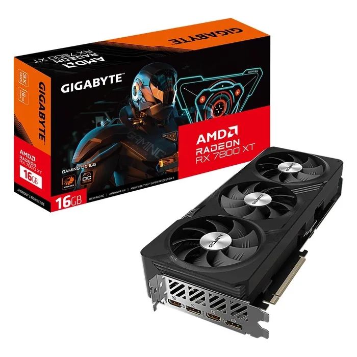 Видеокарта GIGABYTE Radeon RX 7800 XT 16Gb GAMING OC (GV-R78XTGAMING OC-16GD) изображение 2