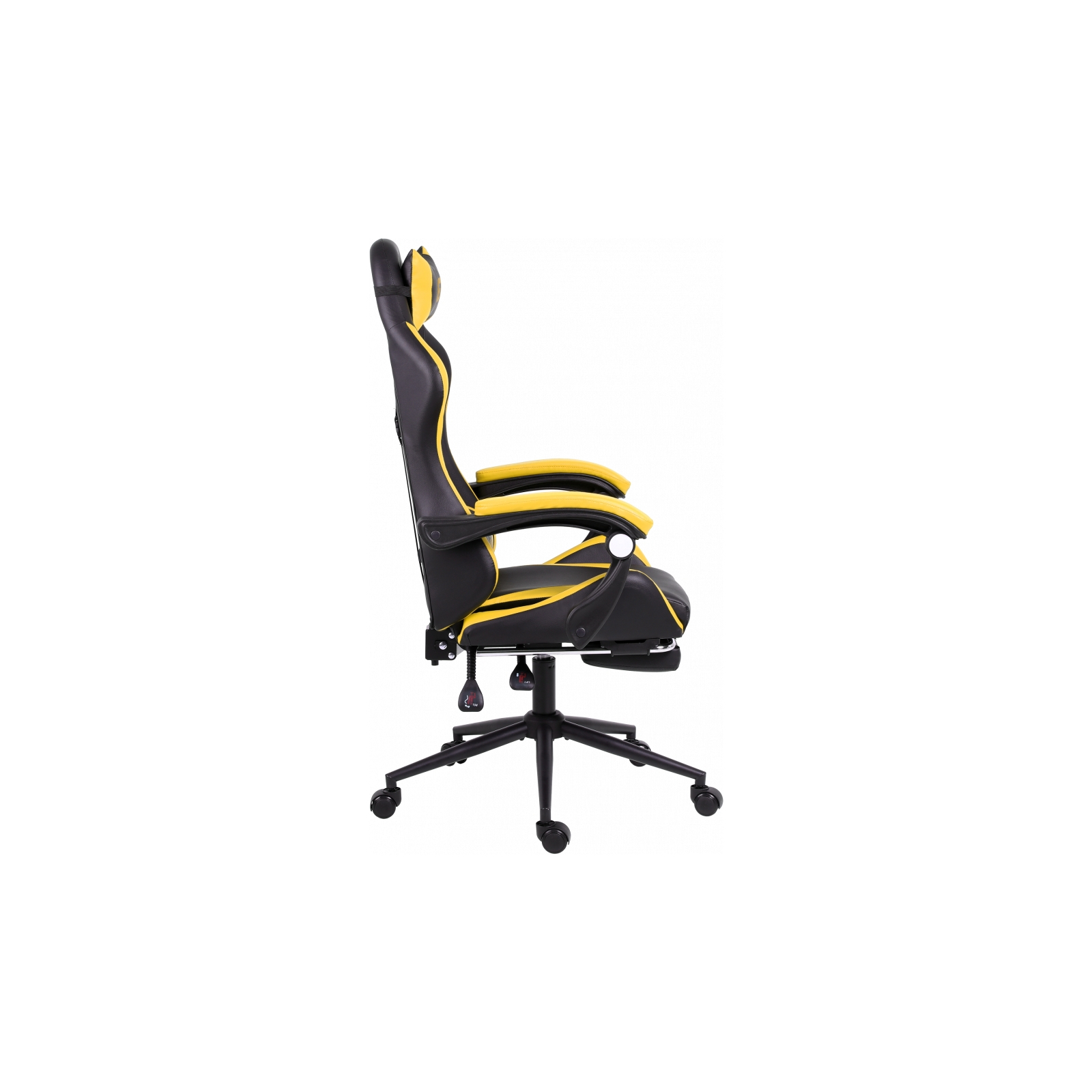 Крісло ігрове GT Racer X-2323 Black/Yellow зображення 3