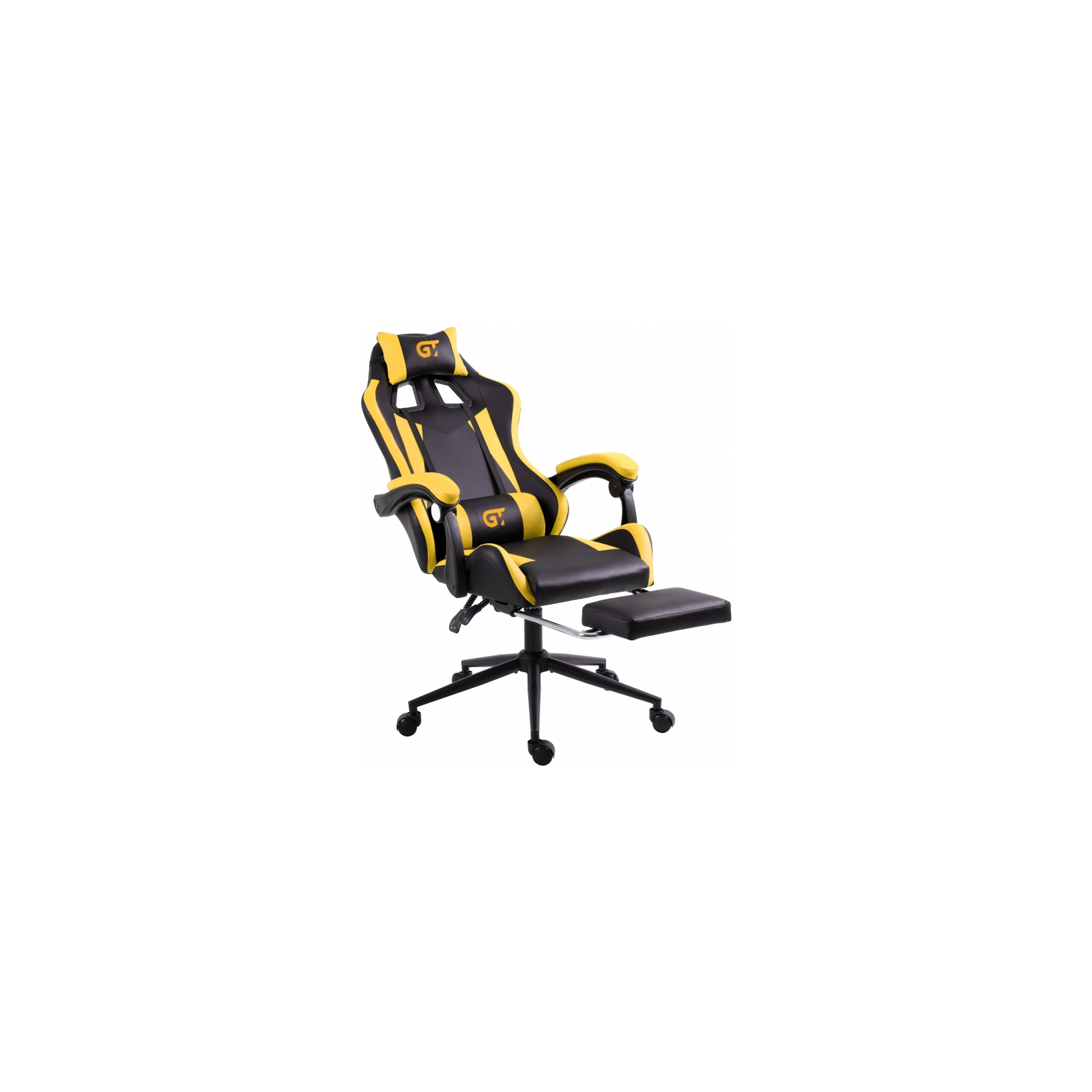 Кресло игровое GT Racer X-2323 Black/Yellow изображение 4