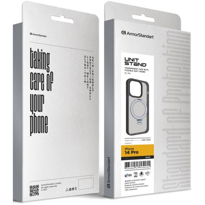 Чехол для мобильного телефона Armorstandart Unit Stand Apple iPhone 14 Pro Purple (ARM70561) изображение 2