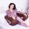 Подушка MirSon для беременных и отдыха Delicate Satin №8028 U-образная Cappuccino (2200006178668) изображение 5