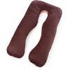 Подушка MirSon для беременных и отдыха Delicate Satin №8028 U-образная Cappuccino (2200006178668)