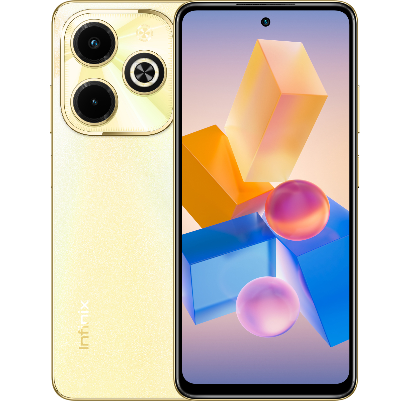 Мобильный телефон Infinix Hot 40i 8/128Gb NFC Horizon Gold (4894947012846)