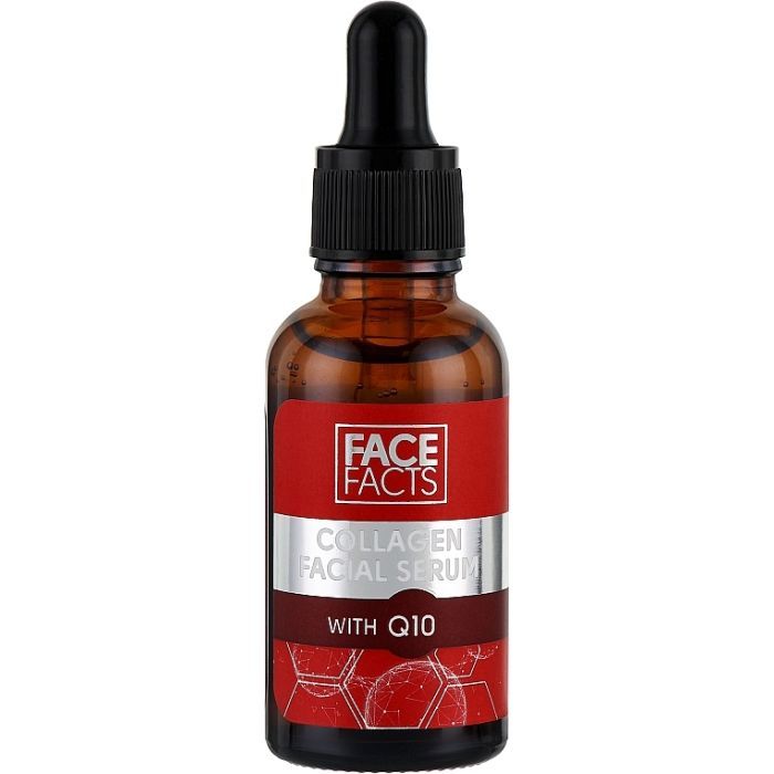 Сыворотка для лица Face Facts Collagen & Q10 Face Serum С коллагеном и коэнзимом Q10 30 мл (5031413919790)