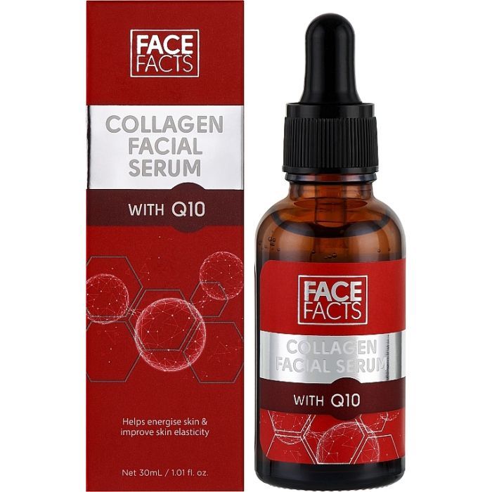 Сыворотка для лица Face Facts Collagen & Q10 Face Serum С коллагеном и коэнзимом Q10 30 мл (5031413919790) изображение 2