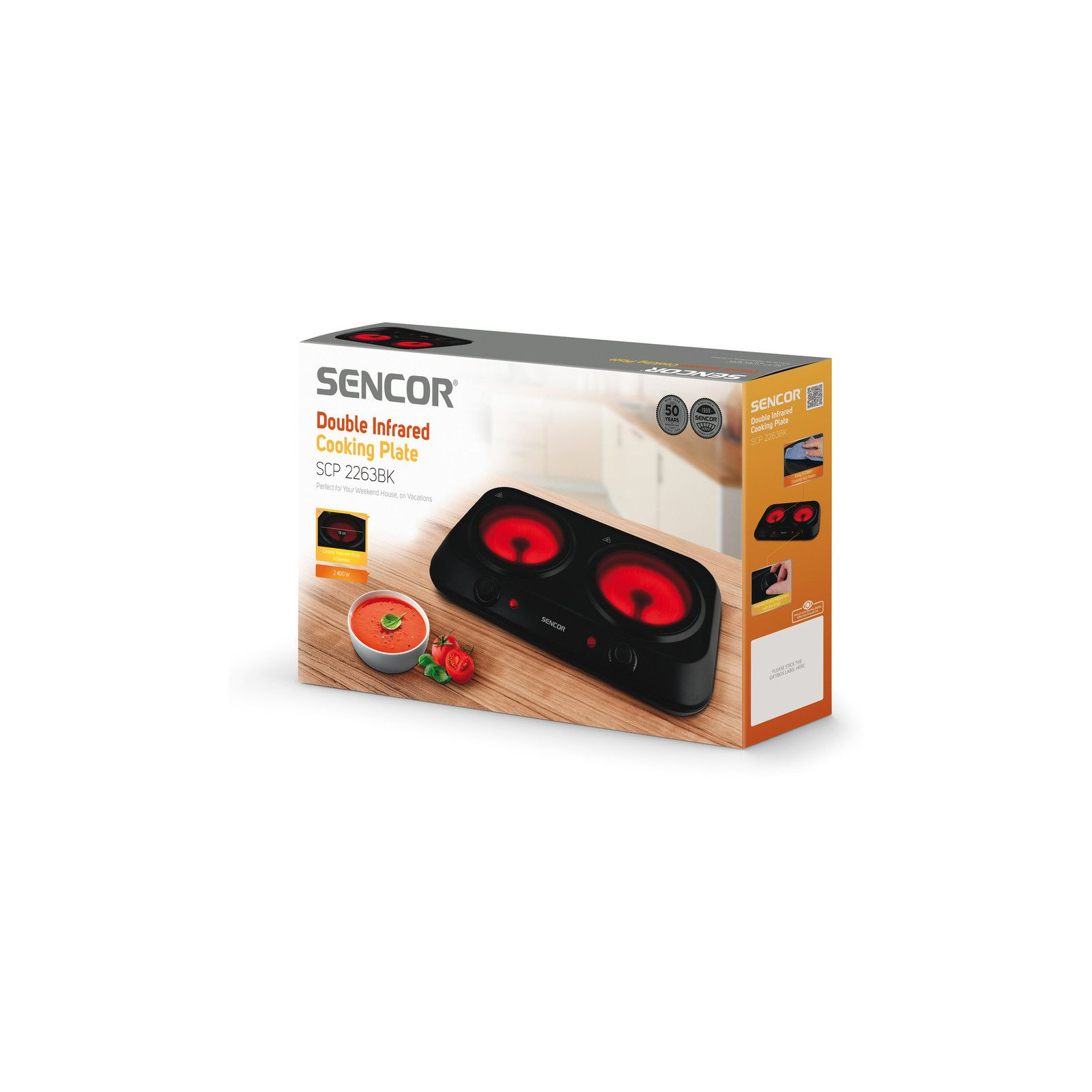 Настільна плита Sencor SCP2263BK зображення 10