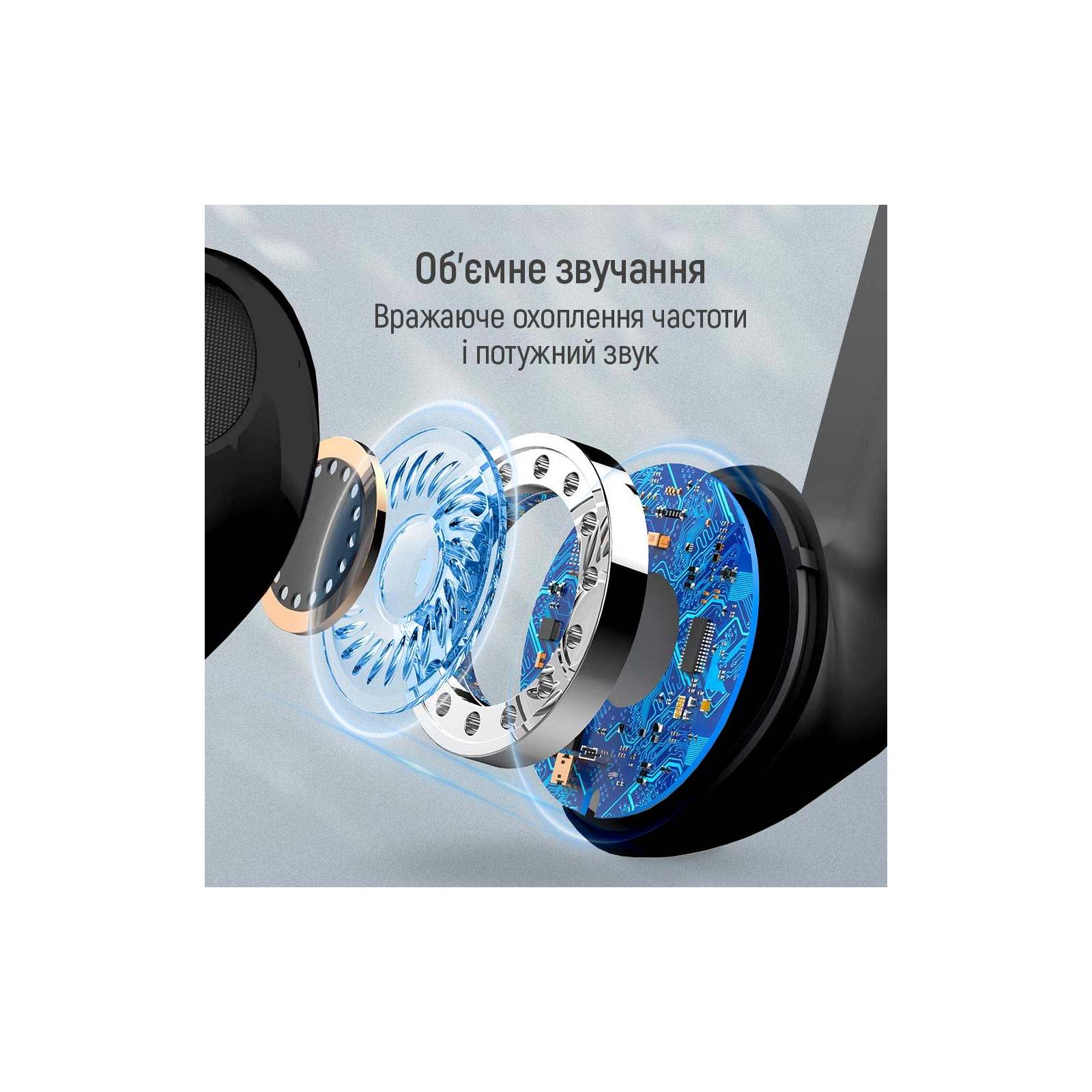 Навушники ColorWay Slim TWS-2 Earbuds Black (CW-TWS2BK) зображення 10