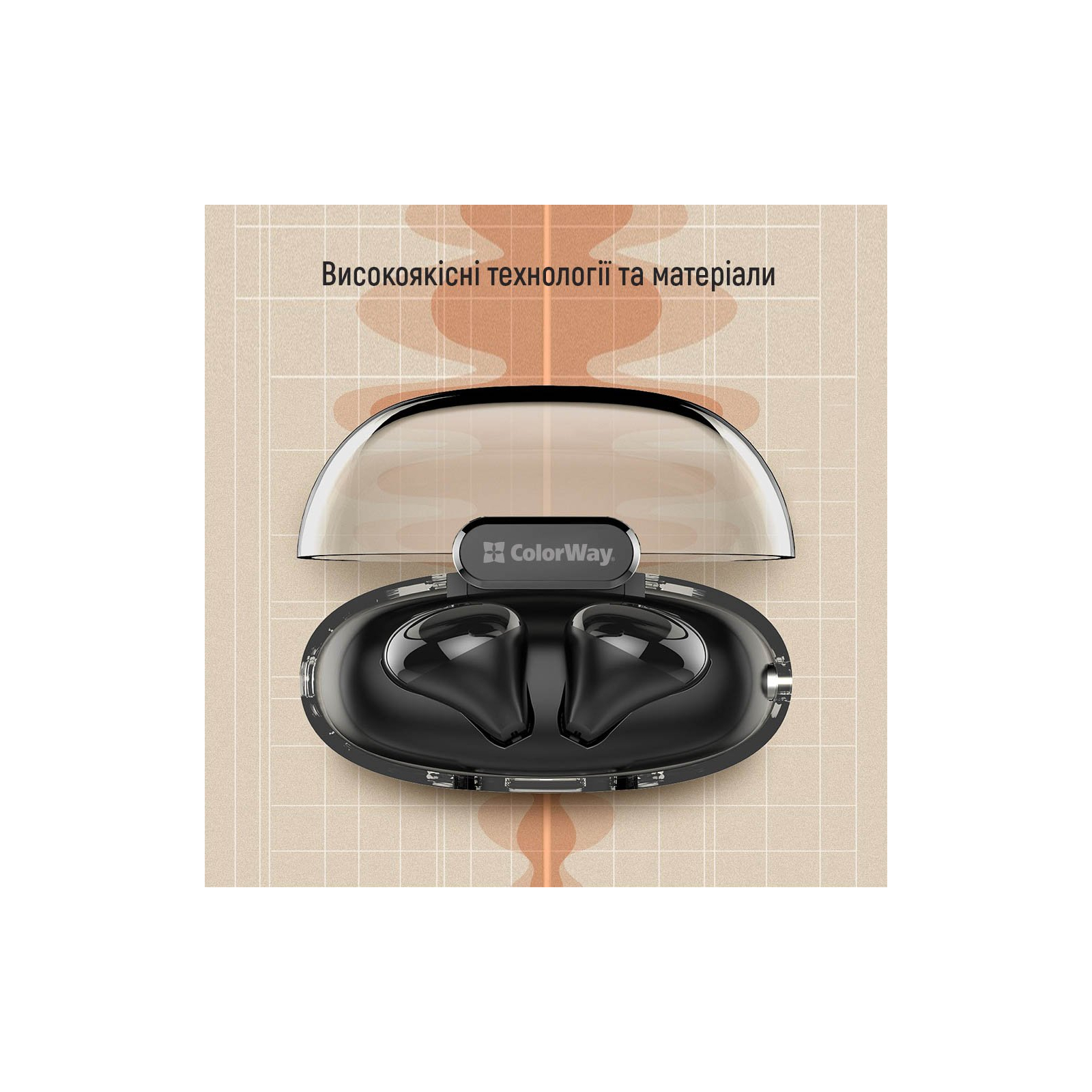 Наушники ColorWay Slim TWS-2 Earbuds Black (CW-TWS2BK) изображение 12