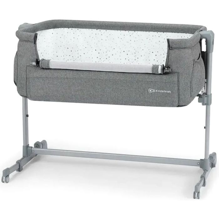 Кроватка Kinderkraft Приставная кроватка-люлька Neste Up 2 Light Grey (5902533924523) изображение 2