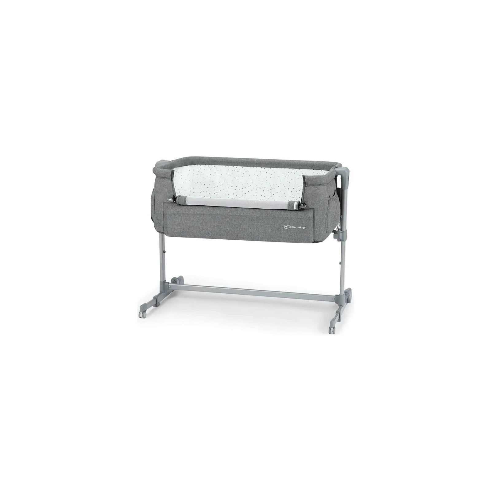 Кроватка Kinderkraft Приставная кроватка-люлька Neste Up 2 Light Grey (5902533924523) изображение 2