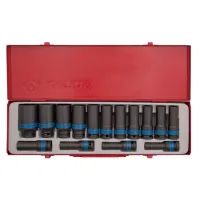 Набір торцевих головок KING TONY 1/2" ударних подовжених 15 шт. (4815MP05)