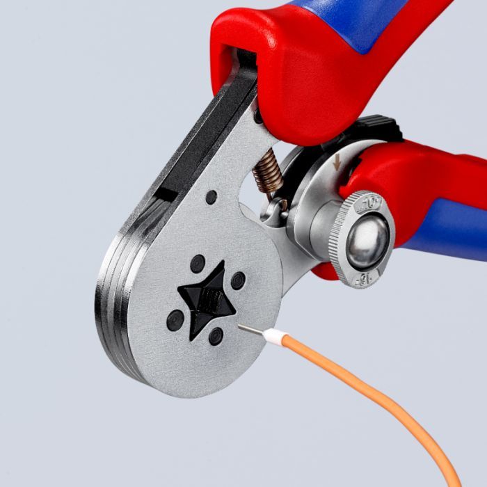 Затиск для клем KNIPEX для контактних гільз, квадратний обжим (97 55 04) зображення 4