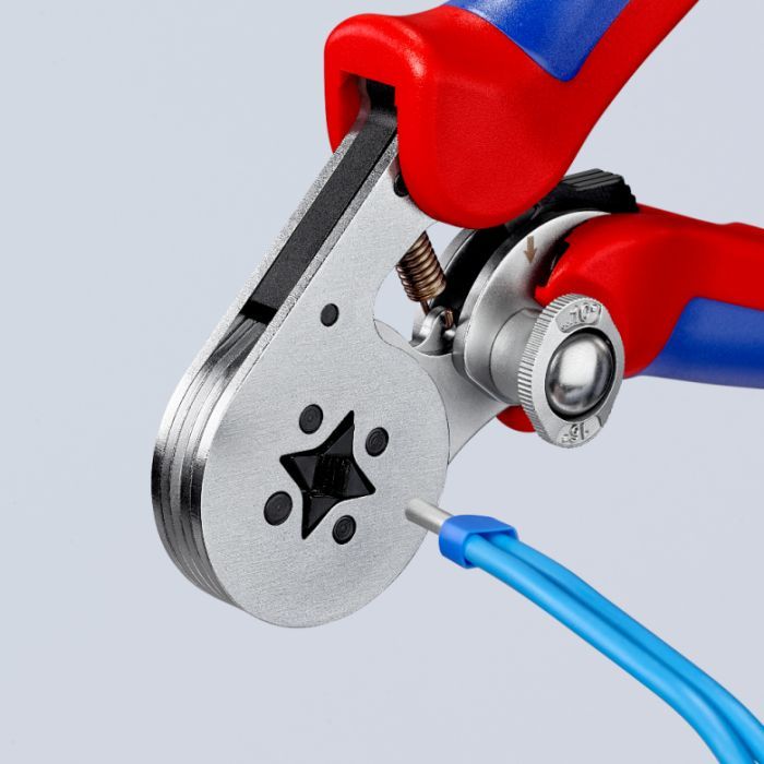 Затиск для клем KNIPEX для контактних гільз, квадратний обжим (97 55 04) зображення 5