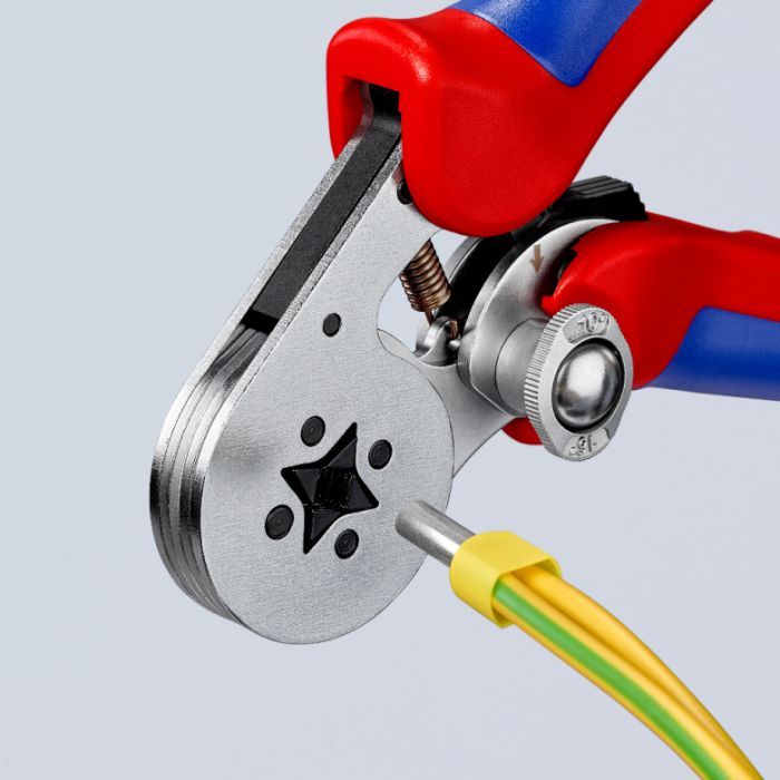 Затиск для клем KNIPEX для контактних гільз, квадратний обжим (97 55 04) зображення 7