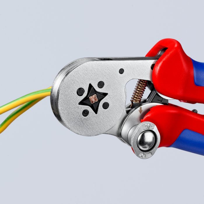 Затиск для клем KNIPEX для контактних гільз, квадратний обжим (97 55 04) зображення 8