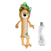 Іграшка для собак GiGwi Eco Friendz Лев із пластиковою пляшкою та пищалкою 39 см (2250) зображення 2