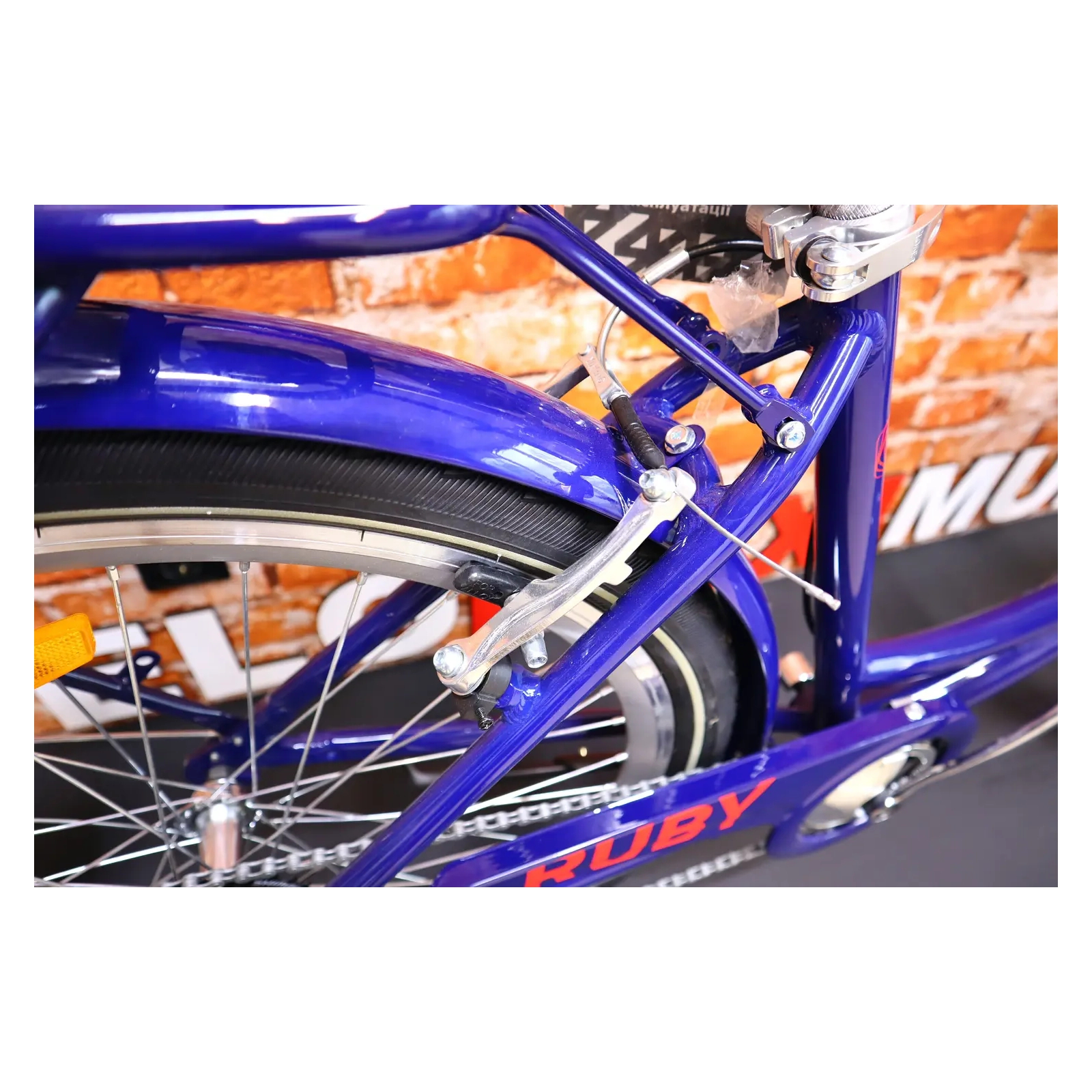 Велосипед Dorozhnik Ruby AM Vbr 26" 17" ST 2024 Темно-синій (OPS-D-26-257) зображення 10