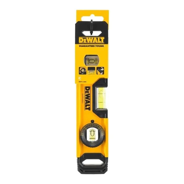 Уровень DeWALT TORPEDO алюминиевый, 3 капсулы, 230 мм (DWHT0-43003) изображение 3