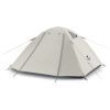 Палатка Naturehike тримісний P-Series CNK2300ZP028 світлий сірий (6976023920486)