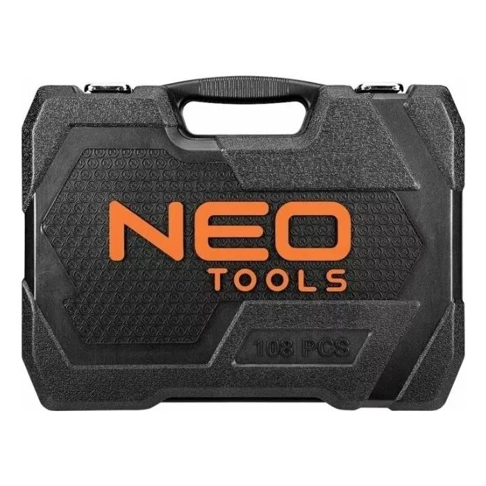 Набір інструментів Neo Tools 108шт, 1/2", 1/4", CrV, кейс (10-212) зображення 5