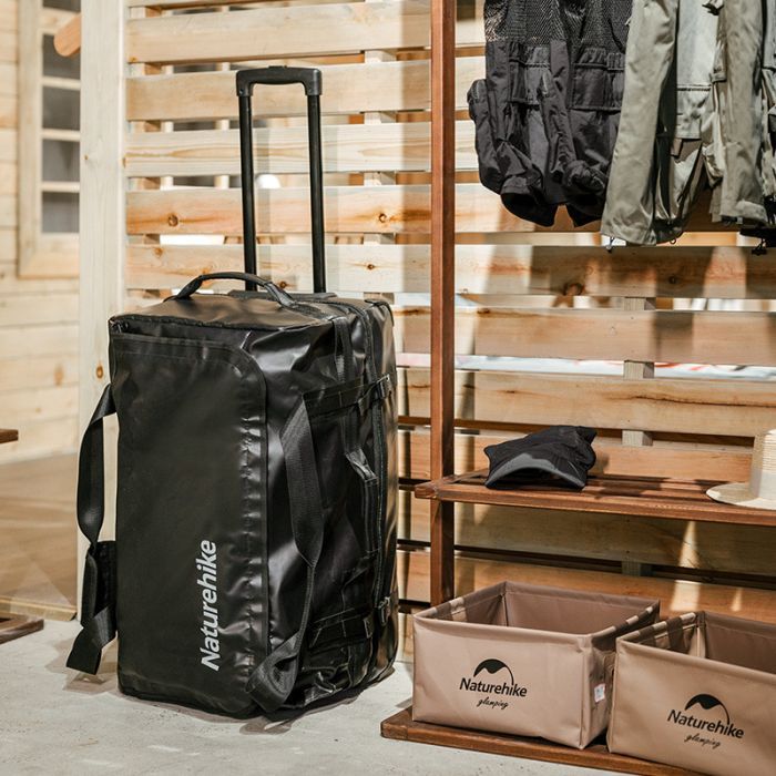 Дорожня сумка Naturehike на колесах NH21LX002 розмір S чорна (6975641885467) зображення 3