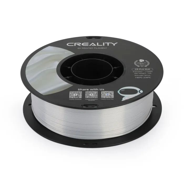 Пластик для 3D-принтера Creality PLA silky shine 1кг, 1.75мм, silver (3301120007) изображение 4