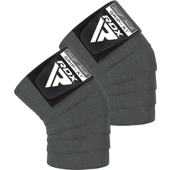 Бинт для спорта RDX на коліна K1 GYM Knee Wraps Grey (WAH-K1G)