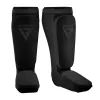 Защита голени и стопы RDX Shin Instep Foam Black/Black S (HYP-SIBB-S)