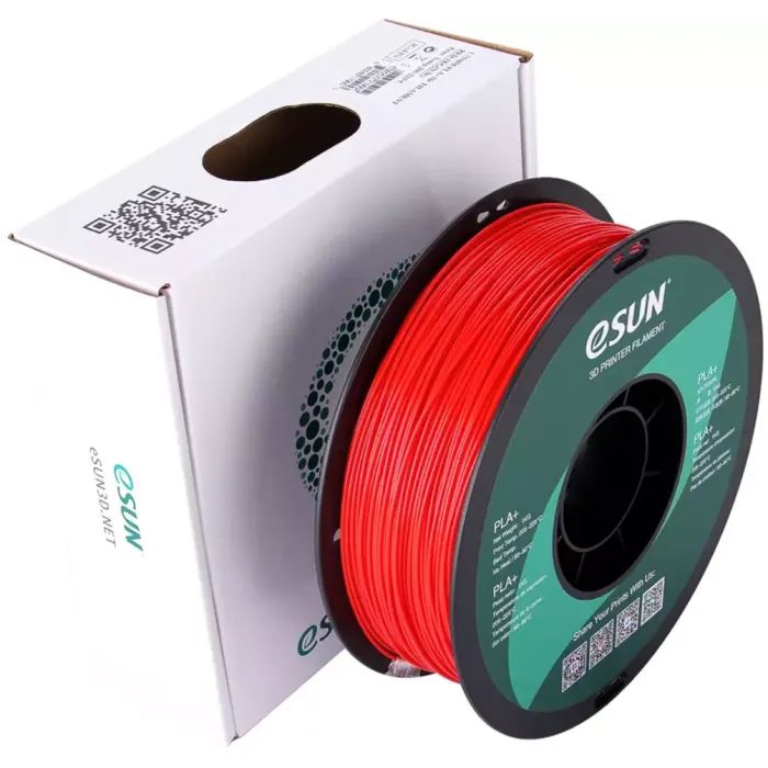 Пластик для 3D-принтера eSUN PLA+ P1.75мм, 1кг, red (PLA+P175R1)