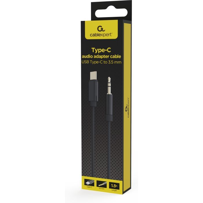 Переходник USB-C to stereo audio 3.5mm (CDLA) 1.5m Cablexpert (CCA-CM3.5M-1.5M) изображение 4