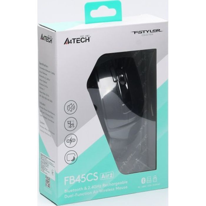 Мышка A4Tech FB45CS Air2 Wireless/Bluetooth Stone Grey (4711421999304) изображение 9