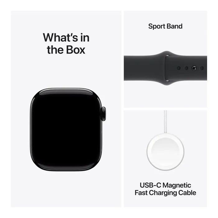 Смарт-годинник Apple Watch Series 10 GPS 42mm Rose Gold Aluminium Case with Light Blush Sport Band - S/M (MWWH3QH/A) зображення 9