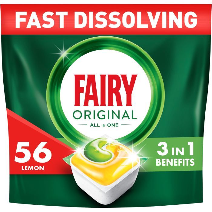 Таблетки для посудомоечных машин Fairy Original All in One Lemon 29 шт. (8006540726891/8700216237314)