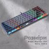 Клавіатура GamePro MK140R Red Swich Low Profile USB Dark Gray (MK140R) зображення 8