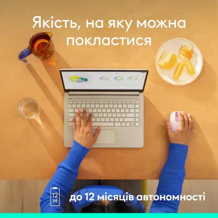 Мышка Logitech M196 Bluetooth Rose (910-007461) изображение 10