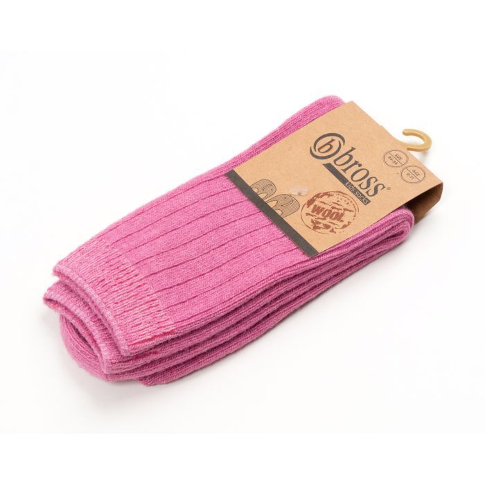 Носки детские Bross теплые в рубчик (3692-9-11-violet) изображение 2