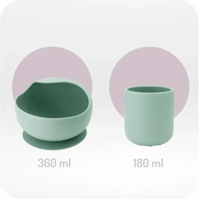Набір дитячого посуду MoMi AMI grey (AKCE00044) зображення 3