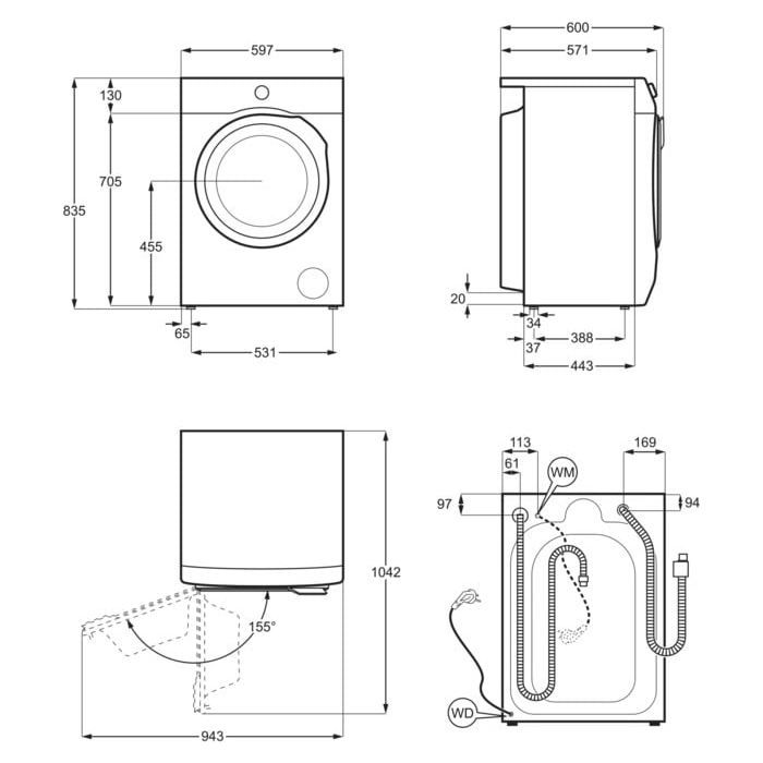 Пральна машина Electrolux EW7W4492U зображення 4