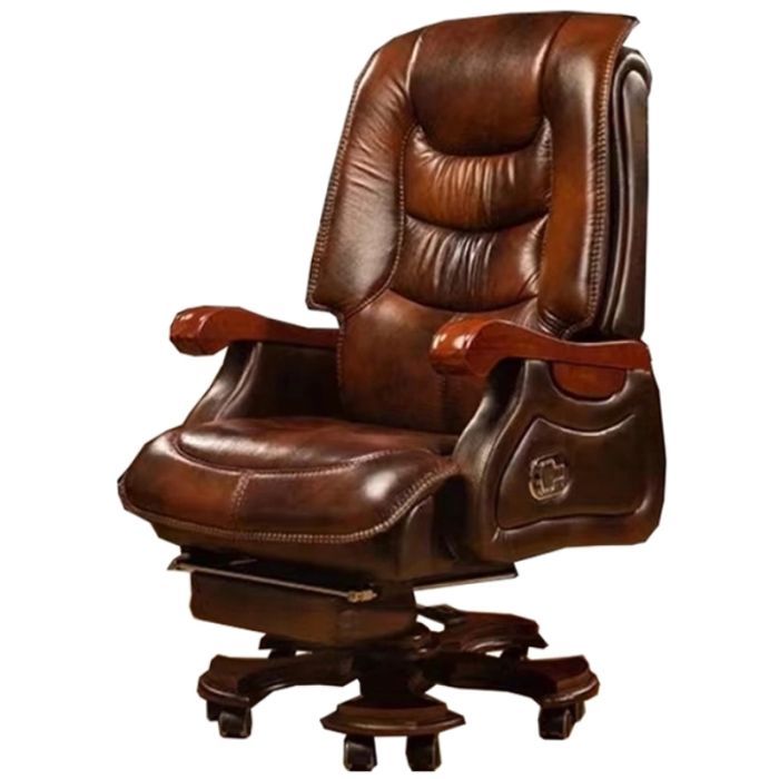 Офисное кресло Аклас Ланселот EX RL Коричневый (Кожа LC-K) (00142852)