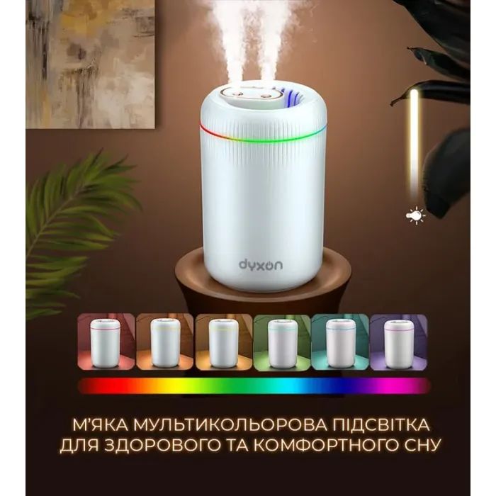 Увлажнитель воздуха DYXON MEGAHUMI 3500 White (DXNZVMGHMI3500W) изображение 3