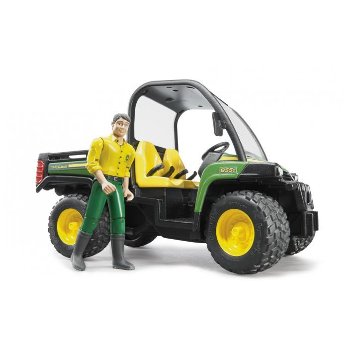 Спецтехніка Bruder Автомобіль John Deere Gator XUV 855D з фігуркою (02490) зображення 3